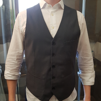 Gilet grigio scuro elegante