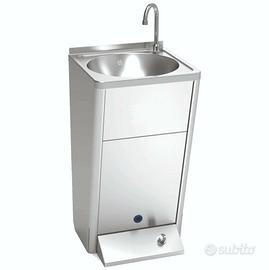 lavello a colonna con comando a piede