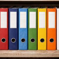 Raccoglitori / faldoni / divisori