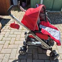passeggino ovetto, asta porta ovetto e culla 
