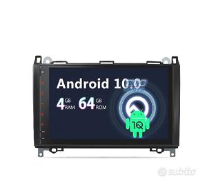 RADIO GPS ANDROID 14 PER MERCEDES CLASSE A B VITO 