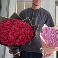 Fiori realizzati con nastri di raso