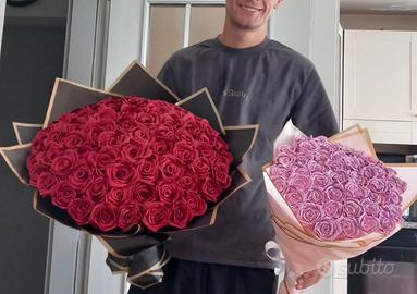 Fiori realizzati con nastri di raso