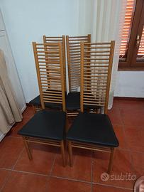 set 6 sedie vintage
