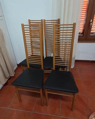 set 6 sedie vintage