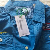 camicia maniche corte energie tg S nuova cartellin