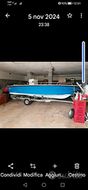 Barca a motore fuoribordo 40hp