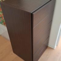 Settimanale Cassettiera Legno Wenge