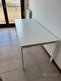 Tavolo Scrivania Moderno Bianco