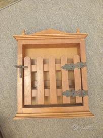 porta chiavi appendi chiavi in legno, da parete 