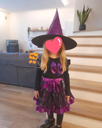 vestito strega halloween 