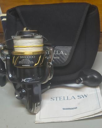 mulinello Shimano stella  10.000 sw