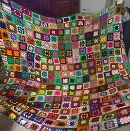 coperta fatta a mano dalla nonna