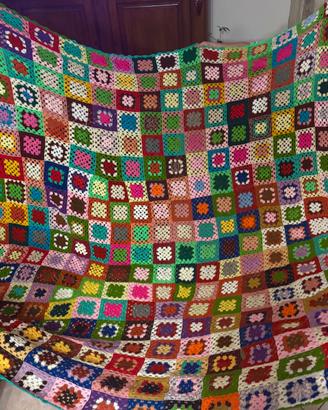 coperta fatta a mano dalla nonna