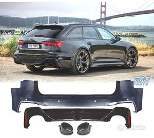 PARAURTI POSTERIORE AUDI A6 AVANT 19-24 LOOK RS6