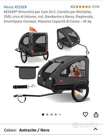 Rimorchio per cani Nuovo