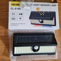 faretti con carica luce solare 190led apri