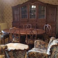 salotto in noce anni 80 