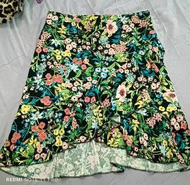 Gonna in jersey con balze - H & M