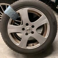 Cerchi e gomme termiche hankook 205/55/16 audi/vw