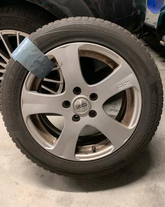 Cerchi e gomme termiche hankook 205/55/16 audi/vw