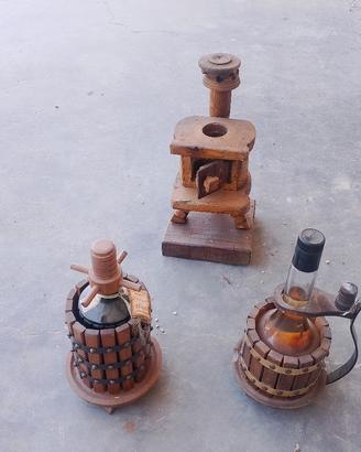 Oggetti artigianali in legno