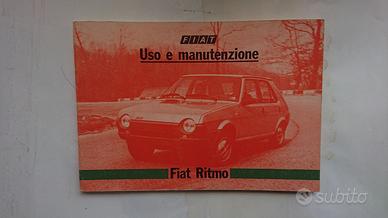 FIAT Ritmo Manuale uso e manutenzione