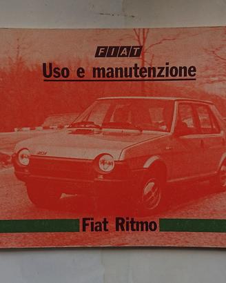 FIAT Ritmo Manuale uso e manutenzione