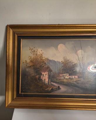 Quadro di paesaggio autunnale 