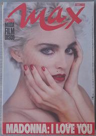 Madonna Max Rivista Settembre 1987