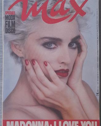 Madonna Max Rivista Settembre 1987