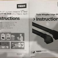 Thule kit di fissaggio + barre WING BAR
