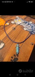 Collana con pendente esagonale in pietra
Turchese 