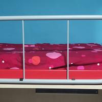 parapetto barriera di protezione per letto 