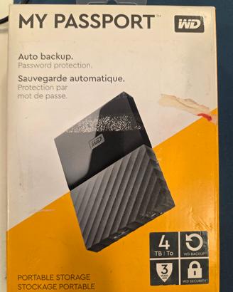 hard disk usb wd 4 tb