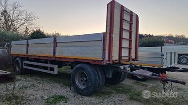 Bartoletti Rimorchio 2 assi con sponde