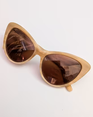 Occhiali da sole Spektre EVA cat-eye beige
