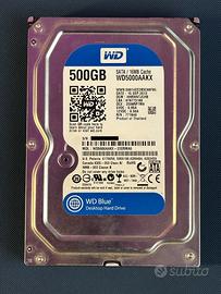 Hard Disk HDD 3,5” 500GB WD Blue SATA 7200rpm - OK