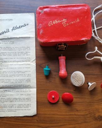 Massaggiatore Athena Favorit 1950 vintage in box
