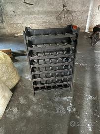 2 cantinette portabottiglie scomponibili