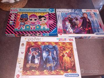 Lotto 3 pazzle: Lol, Harry Potter e Frozen II