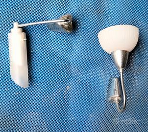 faretti applique in vetro 