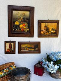 Quadri vintage natura morta