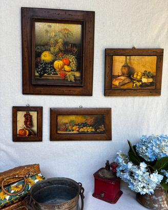 Quadri vintage natura morta