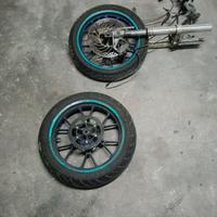 dischi, gomme, freni, forcelle rs50
