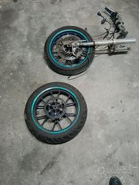 dischi, gomme, freni, forcelle rs50