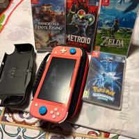 Nintendo Switch Lite +4 giochi Prezzo Trattabile