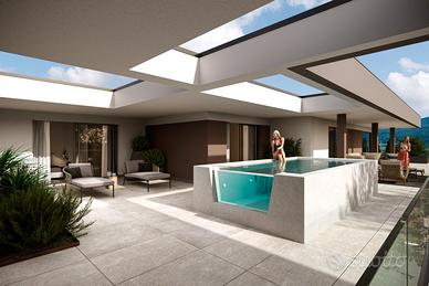 Via Taramelli, attico con splendido terrazzo