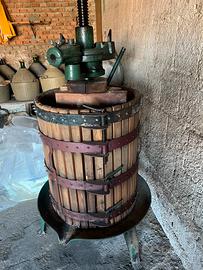 Torchio per vendemmia