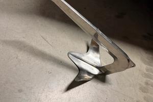 Ancora inox originale trifor 7.5 kg